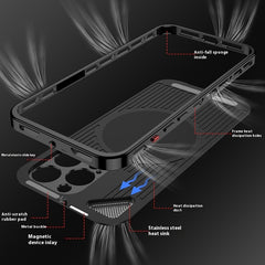 Aluminum Alloy Leather Spring Fastener Phone Case Rotating Bracket